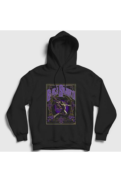 Presmono The End Black Sabbath Unisex Μαύρο φούτερ με κουκούλα - 18216tt