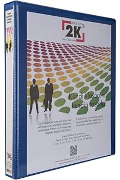 ShopZum 2k 03-2d-m 2 حلقة D صندوق مجلد آلي، أزرق، 3 سم، 16 قطعة