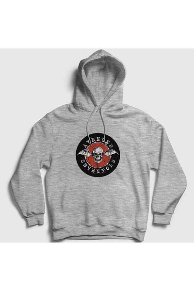 Presmono Φούτερ Avenged Sevenfold Unisex Grey Hooded - 16152tt