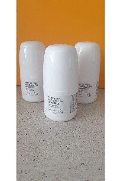 Farmasi Stay Fresh Terleme Karşıtı Erkek Rolon Invısıble 50 Ml 3 Adet