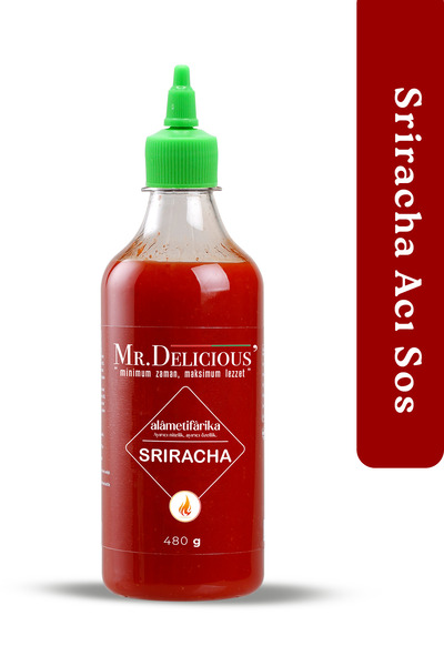 Mr.Delicious' Acı Sos Paketi Sriracha Extra Acı Sos