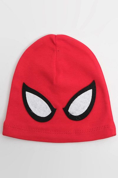 LOGO AKSESUAR Baby Boy Super Baby Themed Cotton Beanie