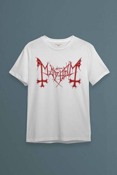 Kendim Seçtim Bela majica Black Metal Mayhem Muzika Rock Pamuk lu Unisex T-shirt
