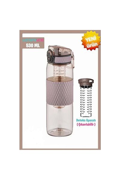 Uzspace Flask Tritan 5060 Detox Compartment 530 ml Oak Gray