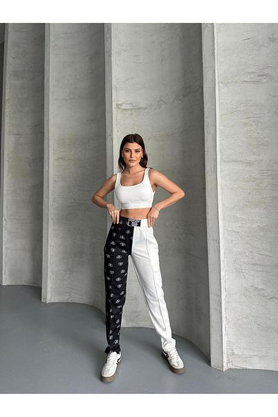 RPT MODA ΨΗΦΙΑΚΗ ΕΚΤΥΠΩΣΗ ΔΙΠΛΟ ΧΡΩΜΑΤΟΣ ΜΕ ΜΟΤΙΒΟ ΆΝΕΤΟ ΜΕ ΨΗΛΟΜΕΣΟ JOGGER ΦΟΥΤΕΡ