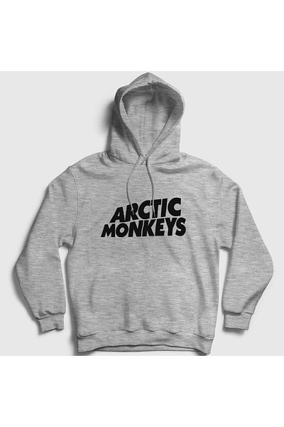 Presmono Φούτερ Arctic Monkeys Unisex Grey Hooded - 14516tt