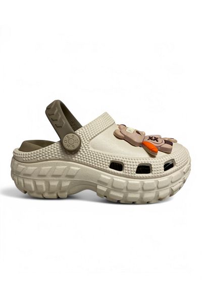 Twingo Unisex Παιδικές Παντόφλες Χοντρή Σόλα Κλειστή Μπροστινή Τρύπα Πόρπη Καλοκαιρινές Παντόφλες