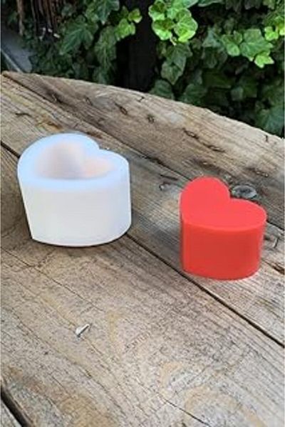 ShopZum Rufus Concept Heart 2D Candle Mold (Silicone)