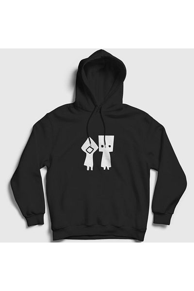 Presmono Φούτερ Unisex Μαύρη κουκούλα - Six And Mono Little Nightmares 160290 ττ