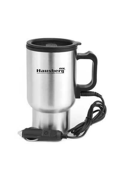 Hausberg Θερμός Ηλεκτρικού Αυτοκινήτου Hb-h 1460, 12v, 450 ml, 70c, Ανοξείδωτο Ατσάλι