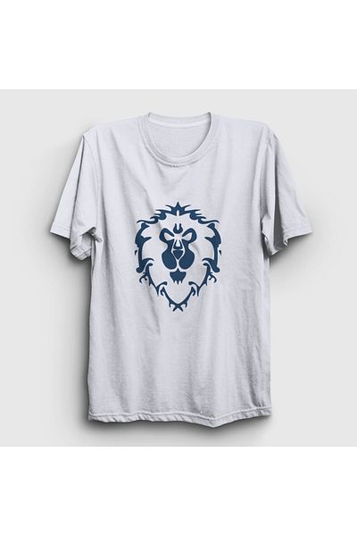 Presmono Λευκό μπλουζάκι Unisex World Of Warcraft με λογότυπο - 422797 ττ