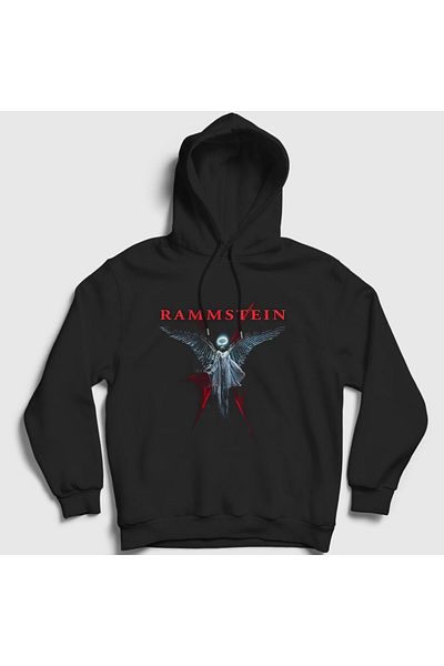 Presmono Унисекс суитшърт с качулка Rammstein Angel - 104973tt