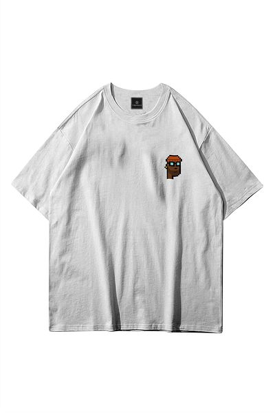 Trendiz Unisex Cool Beanie White Tshirt