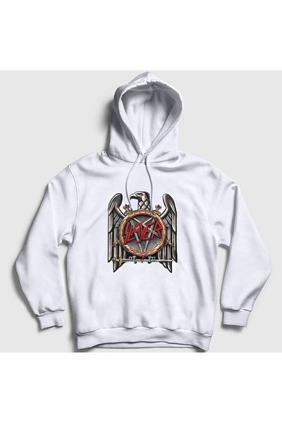 Presmono Φούτερ Silver Slayer Unisex με λευκή κουκούλα - 111603 ττ