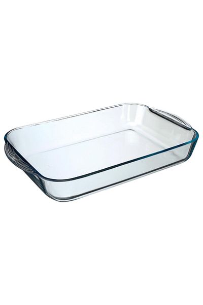 Five Simply Smart High Quality Durable Rectangular Glass Dish Clear 40 x 25cm