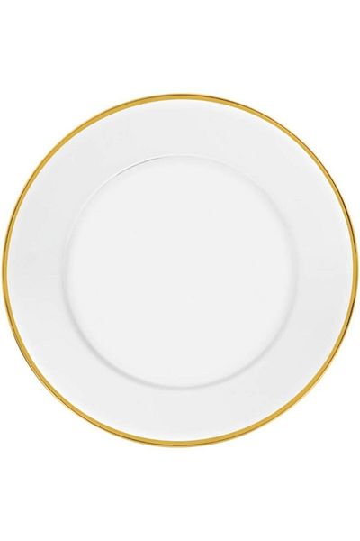 Vidivi 2-Piece Essenze High Definition Glass Charger Plate Set with Gold Rim 32cm
