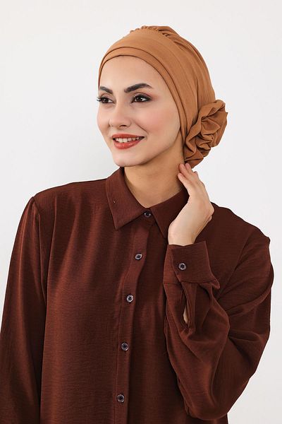 Aisha's Design عمامة جاهزة من قماش Aerobin - HT-92