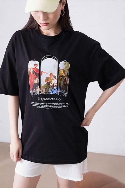 Trendiz Unisex Point Of View Μαύρο Tshirt