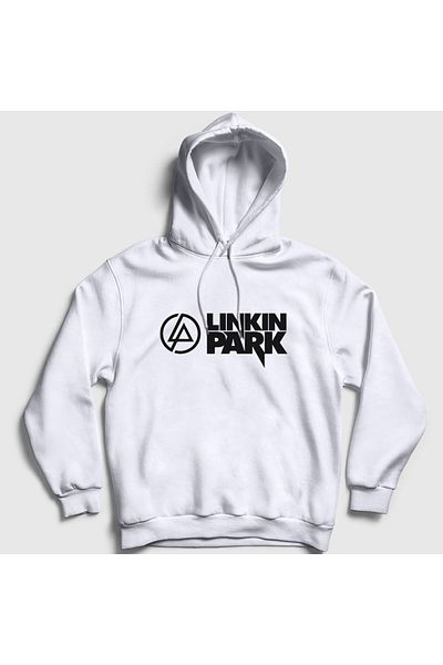 Presmono Φούτερ Linkin Park Unisex Λευκή κουκούλα V2 - 98360tt