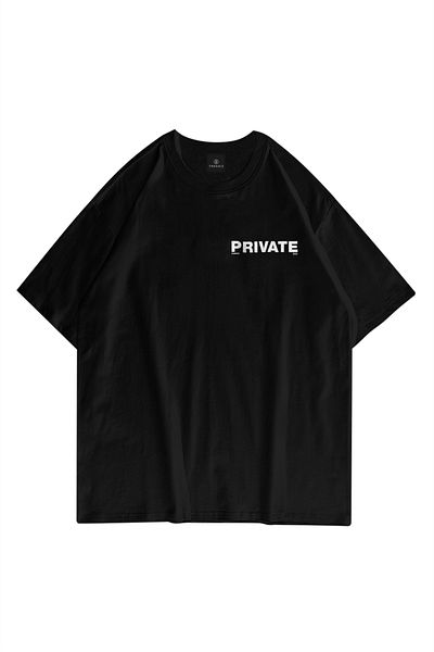 Trendiz Μαύρο Unisex Private T-Shirt