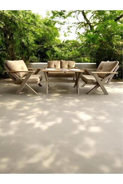 nar sokağı Met Cezir Alüminyum 2’li Oturma Grubu Bahçe Ve Balkon Takımı Kapiçino