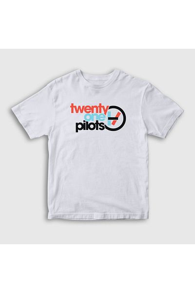 Presmono Unisex Παιδικό μπλουζάκι White Twenty One Pilots 120781 ττ