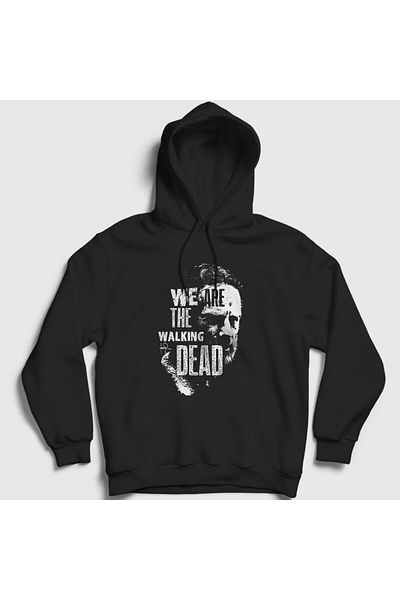 Presmono We Are The Walking Dead Unisex φούτερ με μαύρη κουκούλα - 221161 ττ