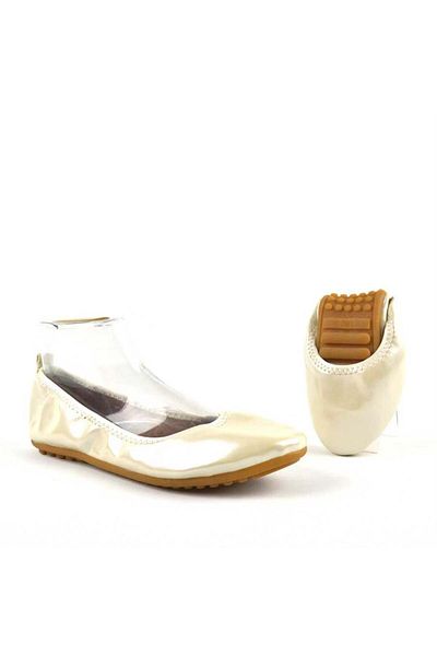 TREND Sedef Patent Leather Foldable Women's Ballerinas