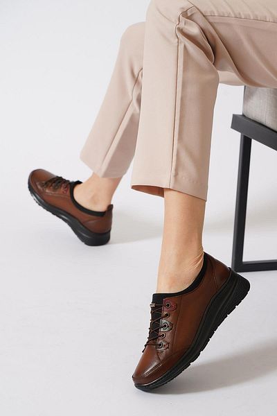 Moda Pie Colorful Women's Genuine Leather Shoes - Panoso Capsule Tan Skin