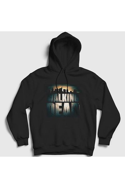 Presmono Φούτερ Walking Dead Unisex με μαύρη κουκούλα - 220013 ττ