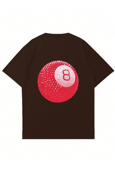Mad&Calf Μπλουζάκι Unisex Red Ball με στάμπα με λαιμόκοψη