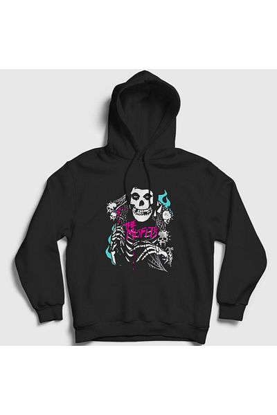 Presmono Унисекс черен суитшърт Ghost The Misfits Door 174818tt