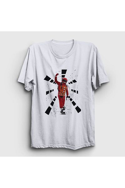 Presmono 2001 A Space Odyssey Unisex Λευκό T-shirt Astronaut - 241440 ττ