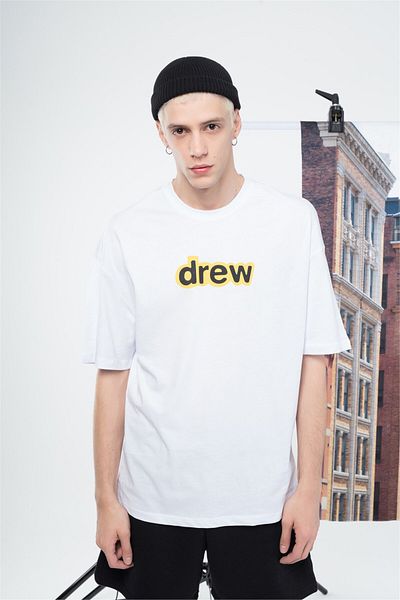 Trendiz Ανδρικό Tshirt Drew Text Λευκό