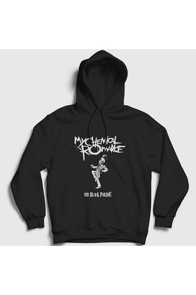 Presmono Μαύρο Unisex My Chemical Romance Hooded Sweatshirt - 71811tt