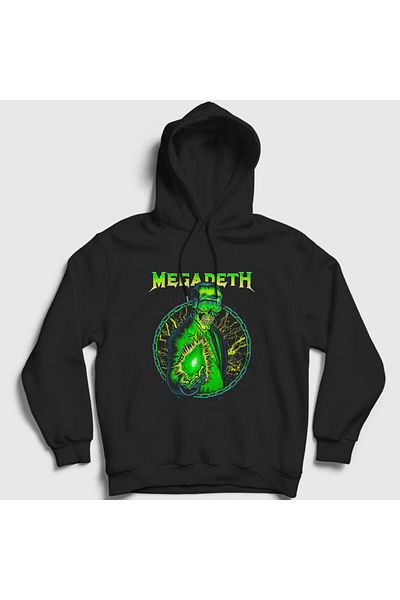 Presmono Φούτερ Megadeth Unisex Black Hooded Shine - 66052tt