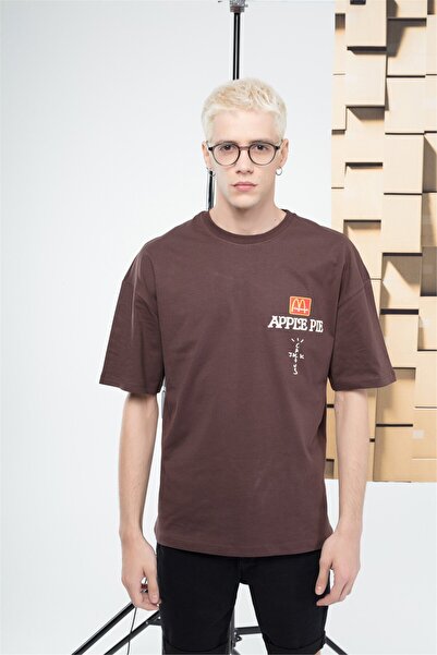 Trendiz Men's Applepie Cactusjack Tshirt Brown