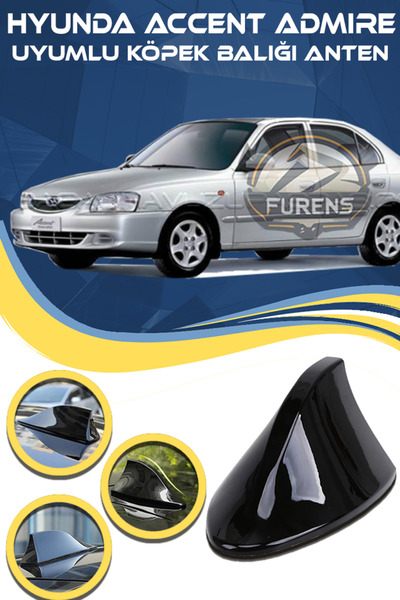 Furens Hyunda Accent Admire Uyumlu Oto Balık Sırtı Anten Elektrikli Köpekbalı...