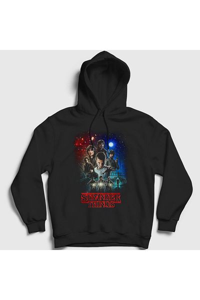 Presmono Унисекс суитшърт с качулка от Stranger Things - 217880tt