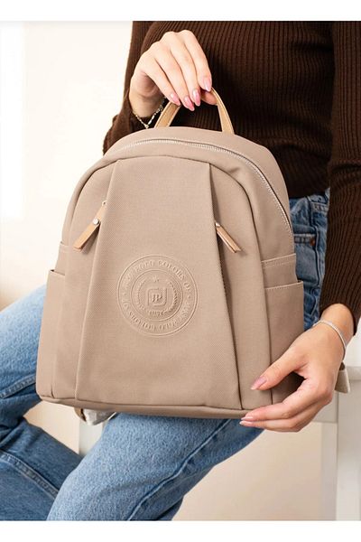 çkn sedat çakan çanta & fular & aksesuar Rucsac de sezon nou pentru femei Just polo ANNA din material texturat pe spate