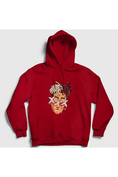 Presmono Xxxtentacion Melting Red Unisex Hooded Sweatshirt - 48212tt