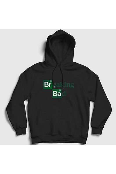 Presmono Φούτερ Breaking Bad Unisex με μαύρη κουκούλα - 185290 ττ