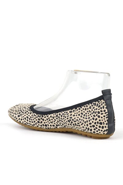 TREND Siyah Bej Katlanabilir Kadın Babet