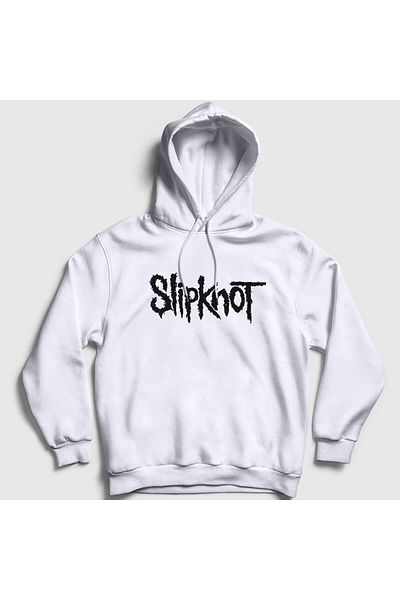 Presmono Λευκό φούτερ Unisex Slipknot με κουκούλα - 113387 ττ