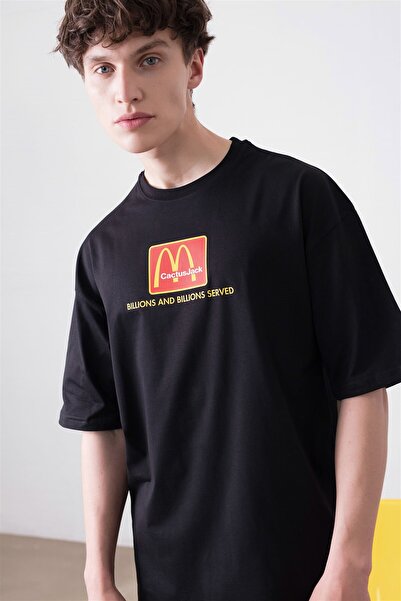 Trendiz Unisex I'm Loving It Mc Siyah Tshirt