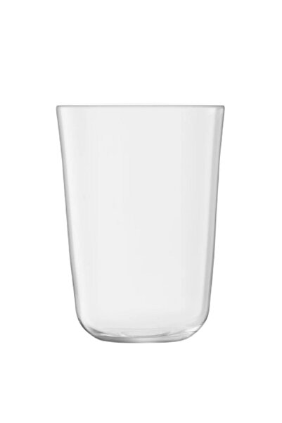 LSA 4-Piece Scratch Resistant Modern Design Fine Walls Solid Pattern Arc Tumbler 550ml