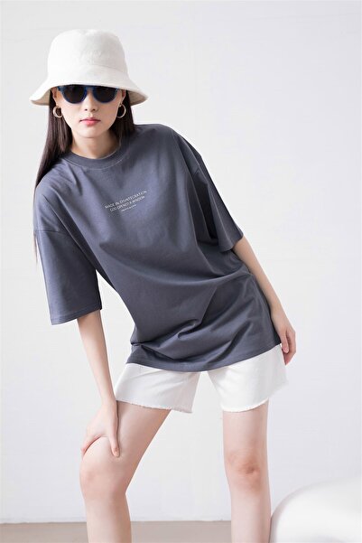 Trendiz Tricou unisex fabricat în antracit Disintegration