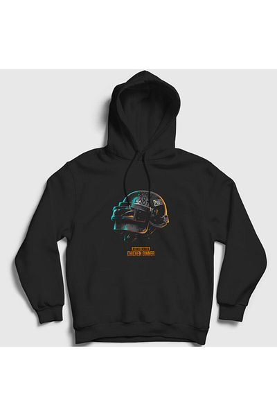 Presmono Φούτερ Pubg Unisex Μαύρη κουκούλα - 30506tt