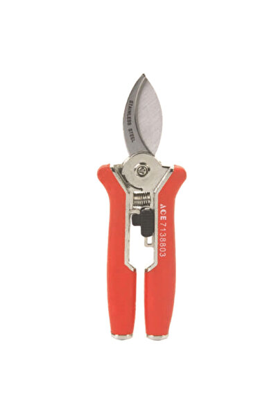 ACE مقص تقليم الأشجار المريح من الفولاذ المقاوم للصدأ مقاس 6 بوصات
