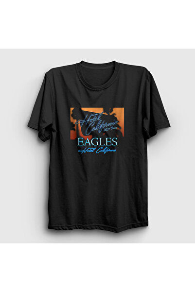 Presmono Unisex crni Tour Eagles T-shirt 145240tt